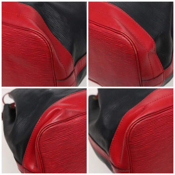 LOUIS VUITTON Epi Noe Shoulder Bag By color Black Red M44017 LV Auth 79238 - Picture 14 of 16